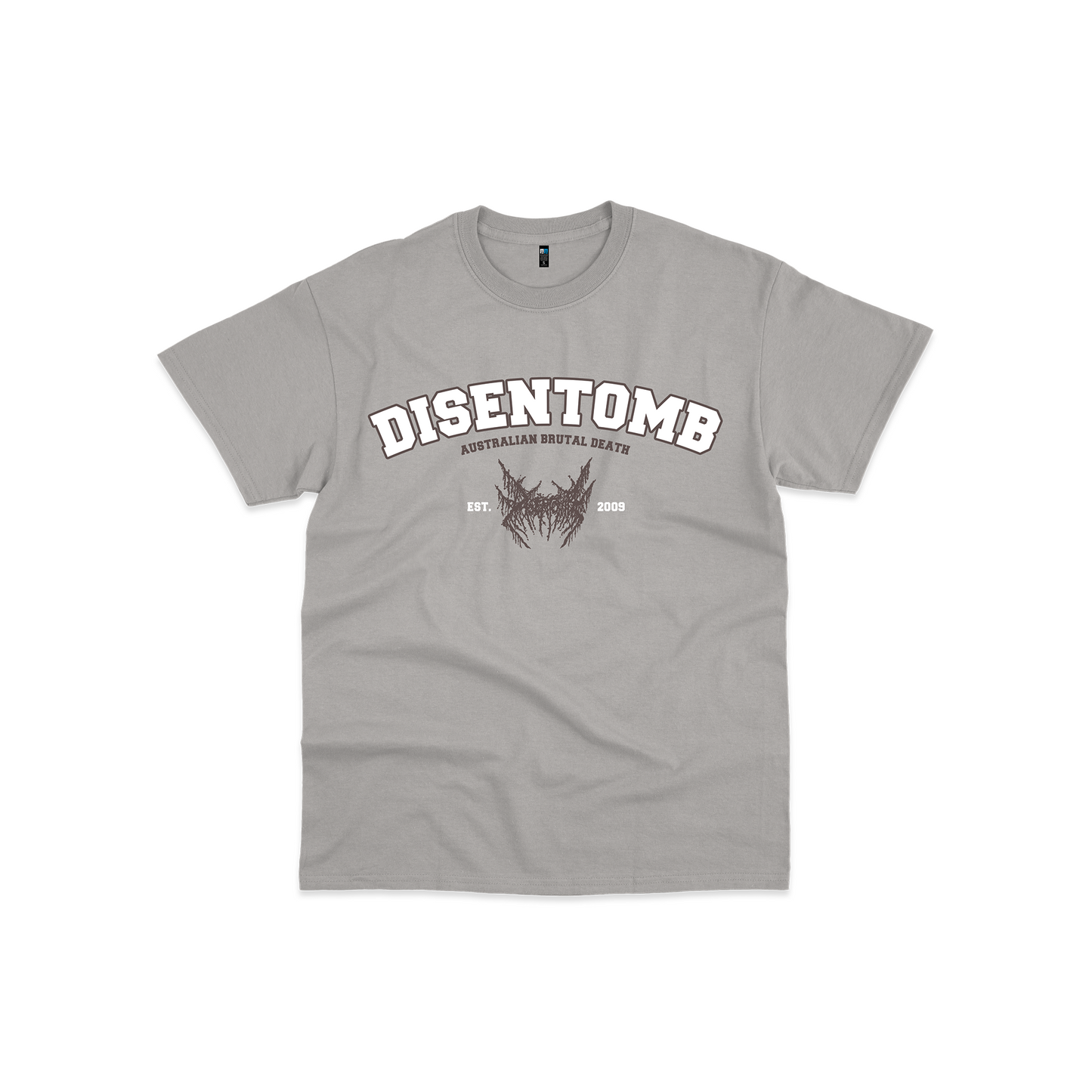 Disentomb Grey College Tee
