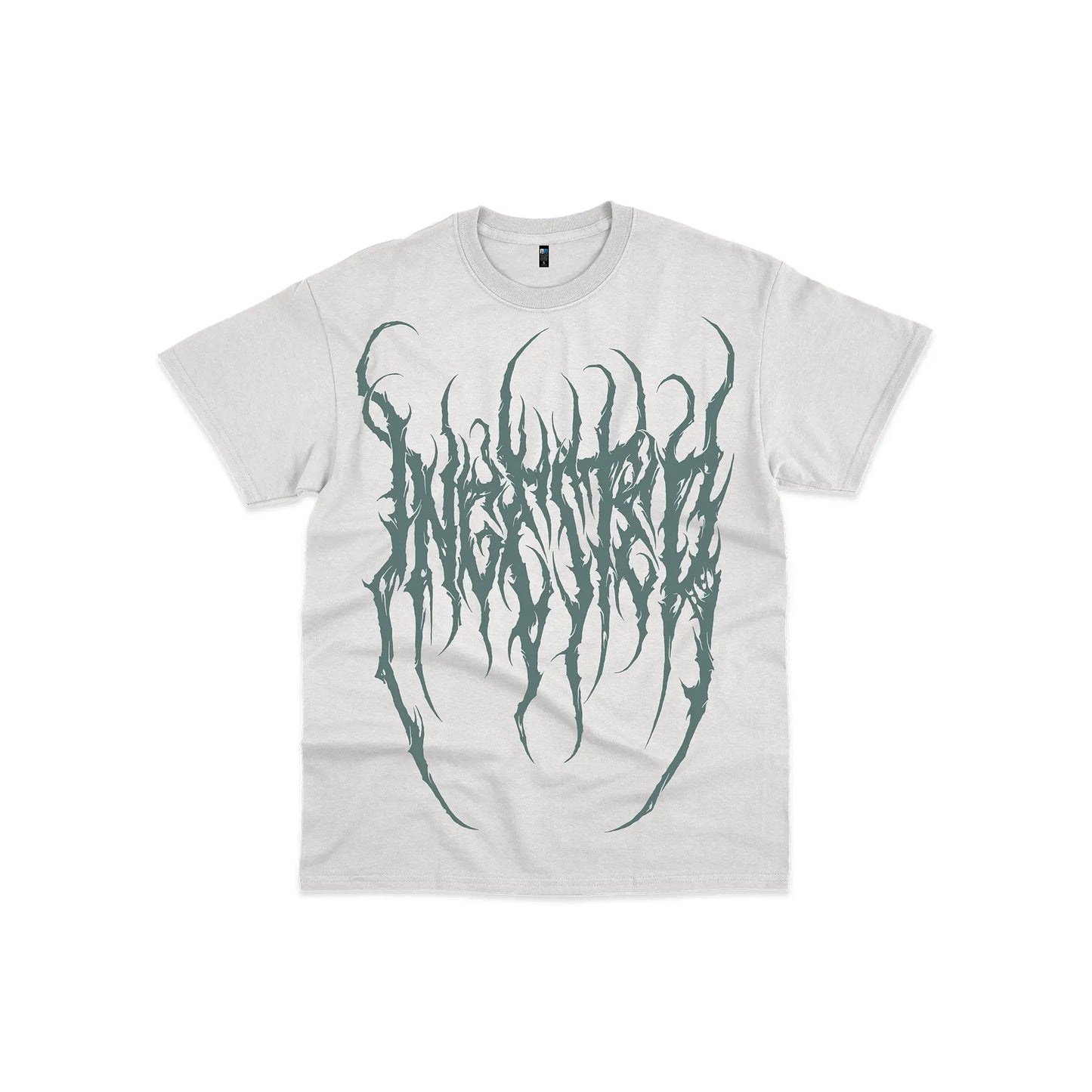 Ingested Oversized Logo Tee in Broken White Vicious Instinct