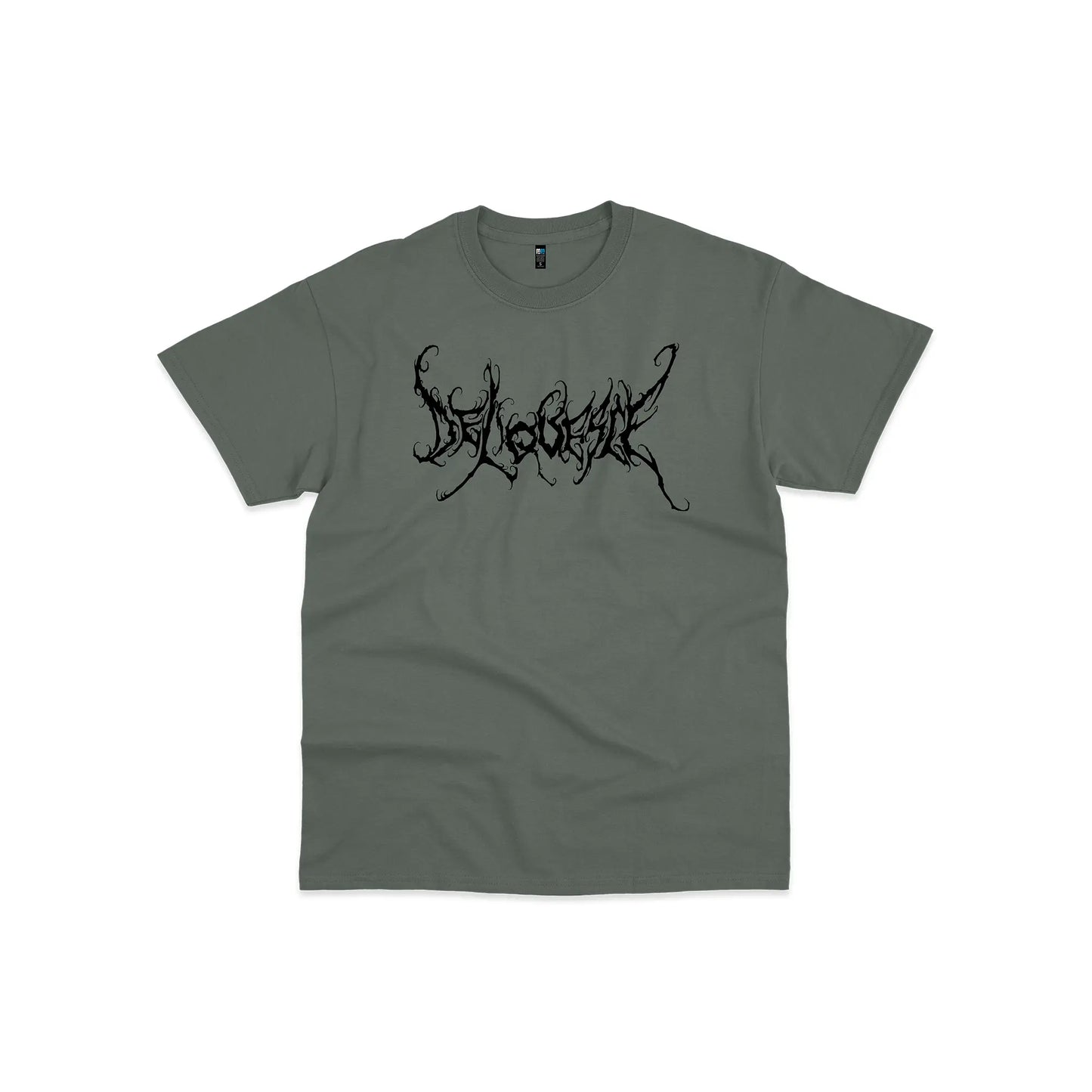 Deliquesce Logo Tee - Ash Green Vicious Instinct