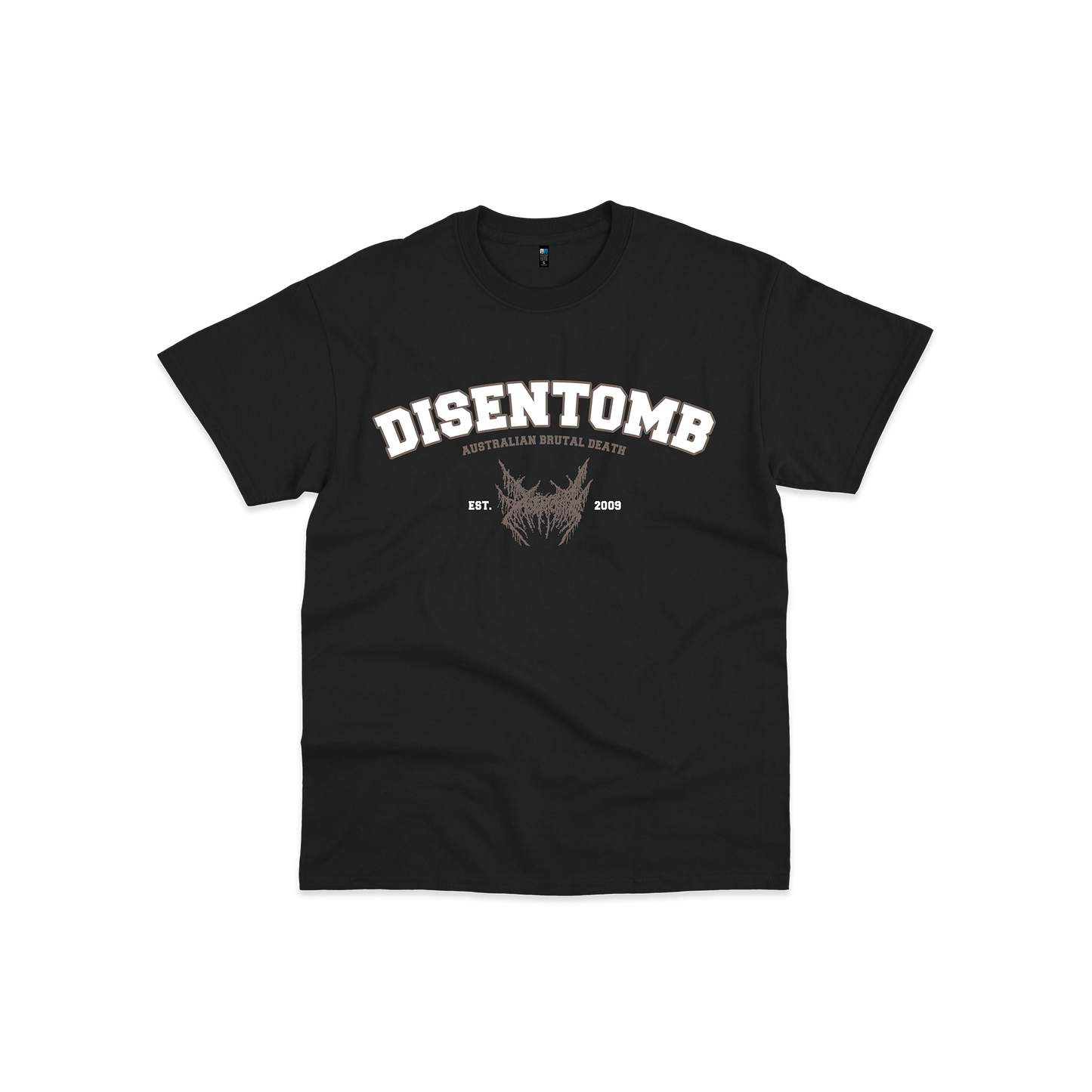 Disentomb Black College Tee