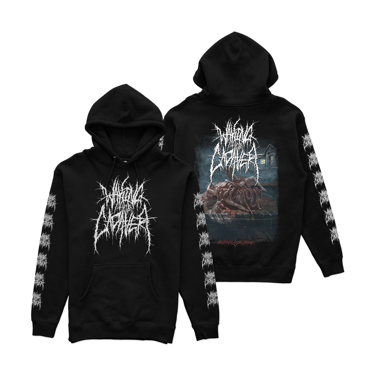 Waking The Cadaver Slamming Gore Groove Hoodie