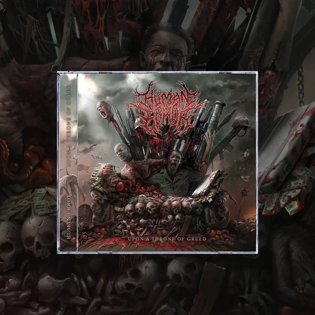 Human Error - Upon a Throne of Greed CD (Copy) Vicious Instinct