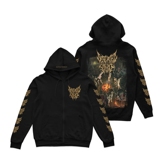 Defeated Sanity Chapters Of Repugnance Zip Up Hoodie