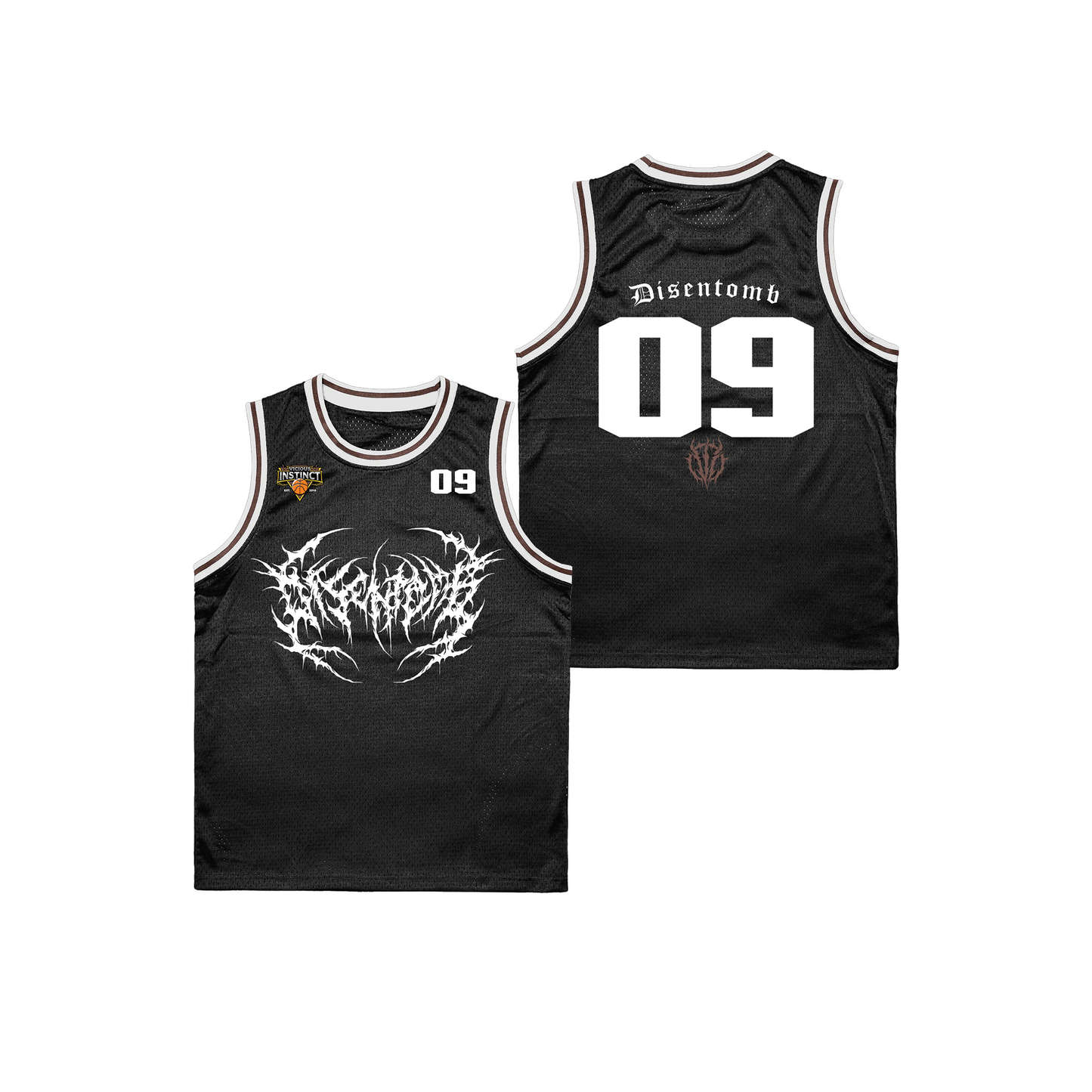 Disentomb Basketball Jersey