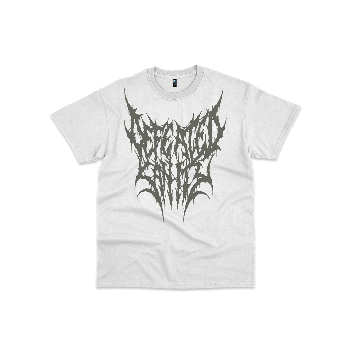 PRE-ORDER Defeated Sanity Oversize Logo Tee in Broken White Vicious Instinct