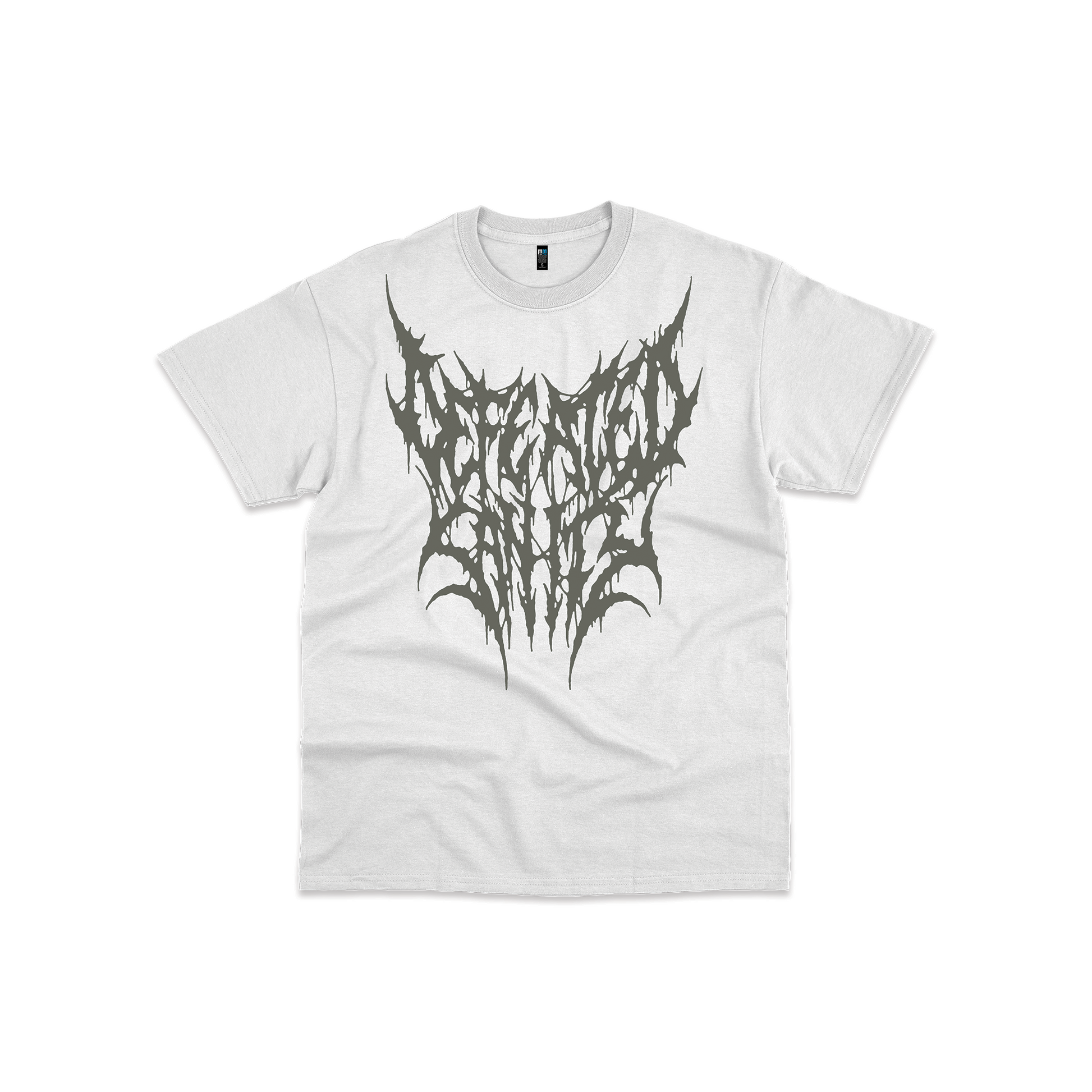 PRE-ORDER Defeated Sanity Oversize Logo Tee in Broken White Vicious Instinct