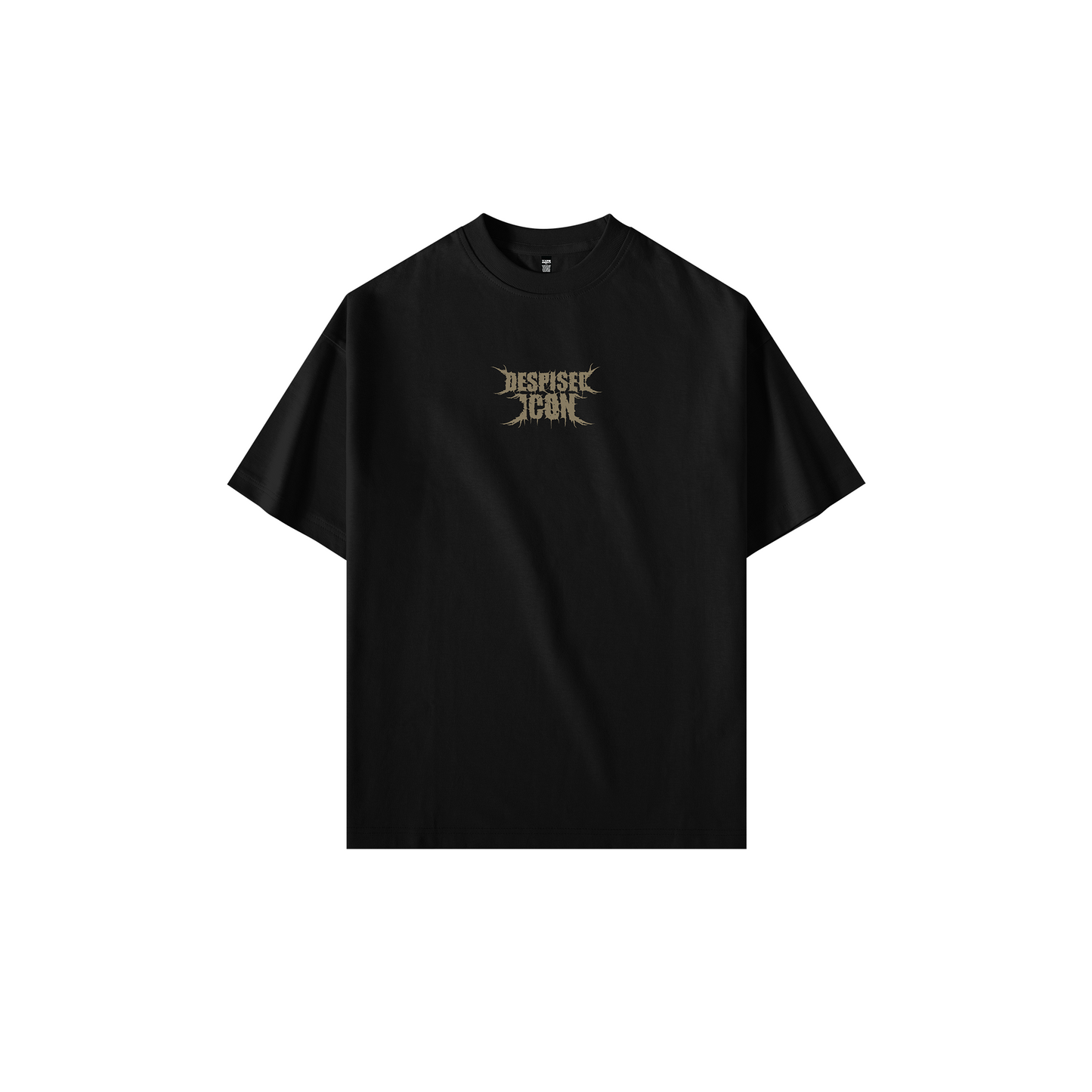 Despised Icon Oversize Logo Tee in Black with Embroidered Logo