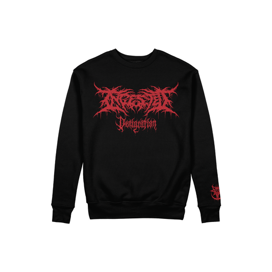 PRE-ORDER Ingested Denigration Crewneck Black