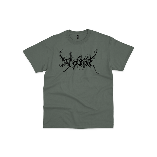 Deliquesce Fauna Logo Tee - Ash Green