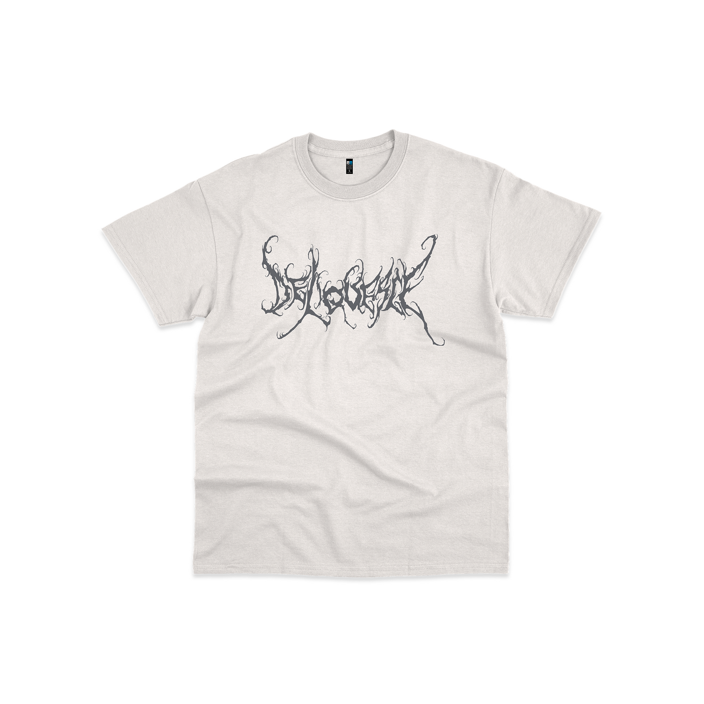 Deliquesce Oversized Cursed Logo Tee - Broken White