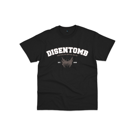 Disentomb Black College Tee