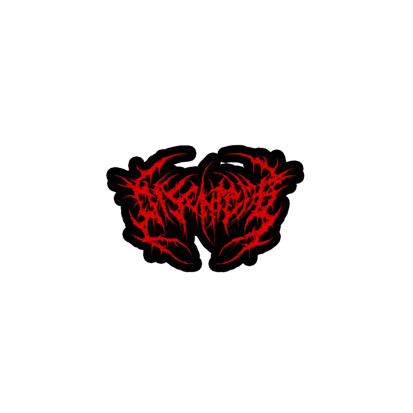 Disentomb Embroidered Logo Patch - Red