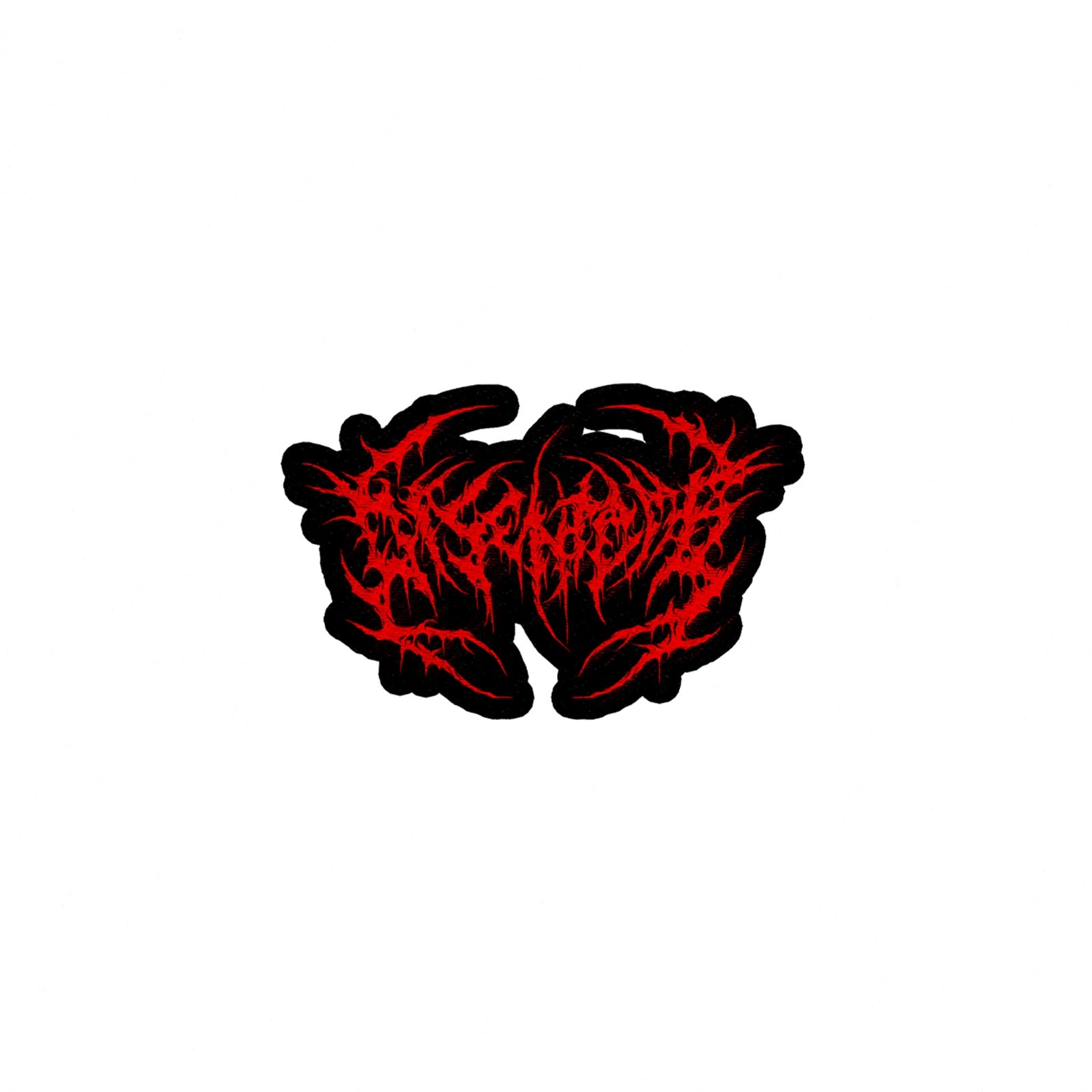 Disentomb Embroidered Logo Patch - Red